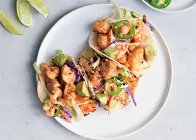 Vegan Cauliflower Tacos With Crispy Chickpeas recipe