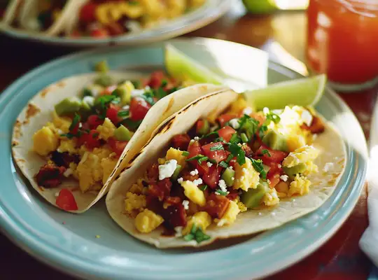Ovo Vegetarian Breakfast Tacos Recipe