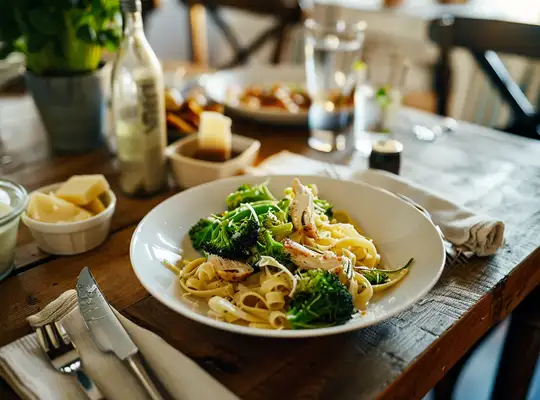 Stashcook | Chicken &amp; Broccoli Pasta with Homemade Alfredo