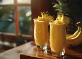 Pineapple Mango Banana Smoothie recipe