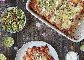 Leftover Turkey Enchiladas recipe