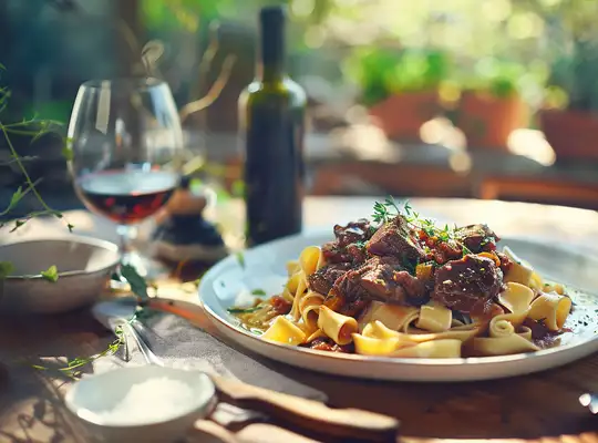 Stashcook | Braised Beef Cheek Pasta
