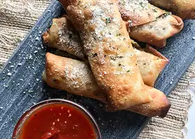 Air Fryer Pizza Egg Rolls recipe