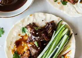 Vegan duck pancakes recipe