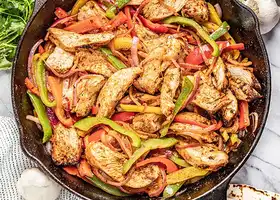 Sizzling Skillet Chicken Fajitas recipe