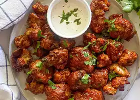 Easy Air Fryer BBQ Cauliflower Wings Recipe recipe