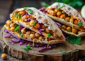 Spicy Chickpea Pita Pockets recipe