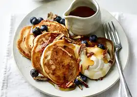 Vegan blueberry pancakes recipe