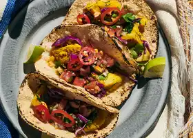 Sizzling Turmeric-Dill Fish Tacos recipe