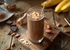 Chocolate Almond Banana Smoothie recipe