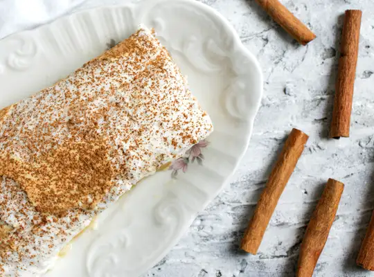 Stashcook | Egg Pie with Apple with xylitol, cinnamon and lemon