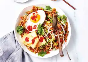 Vegetable and tofu nasi goreng recipe recipe