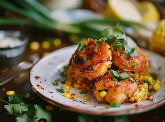 Stashcook | Spicy Shrimp Corn Fritters