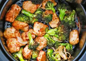 Air Fryer Chicken and Broccoli recipe