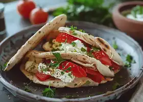 Mediterranean Pita Pocket with Smoked Turkey and Feta recipe