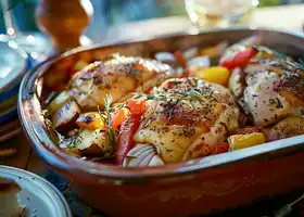Herbed Chicken and Vegetable Bake recipe