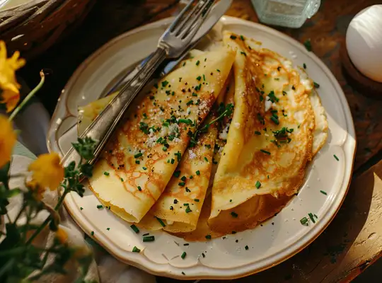 Stashcook | Herb and Cheese Filled Crêpes