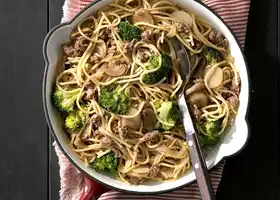 Broccoli Beef Lo Mein recipe