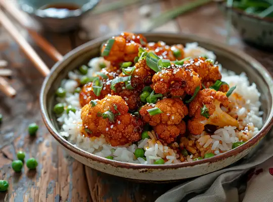Stashcook | Crispy Honey Garlic Cauliflower