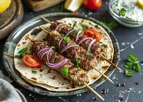 Mediterranean Veggie Kofta Wraps recipe