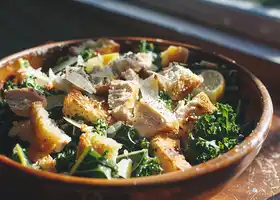 Chicken Kale Caesar Salad recipe