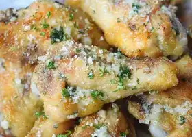Crispy Baked Garlic Parmesan Chicken Wings recipe