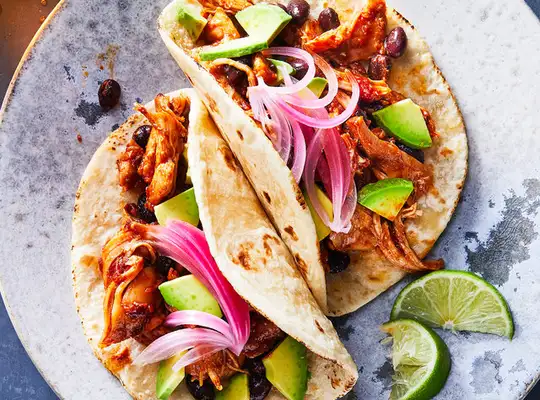 Stashcook | Pressure Cooker Chipotle-Honey Chicken Tacos