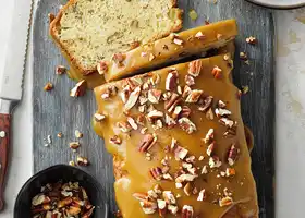 Praline-Topped Apple Bread recipe