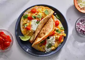 Quesadilla Breakfast Tacos recipe