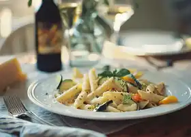 Creamy Zucchini Penne Pasta recipe