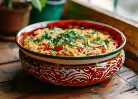 Spicy Sausage and Bell Pepper Orzo recipe