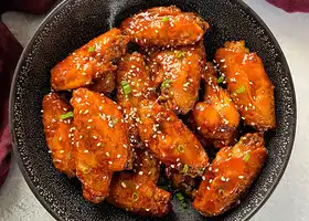 Honey Garlic Chicken Wings recipe