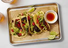 Vegan Seitan Tacos With Roasted Vegetables recipe