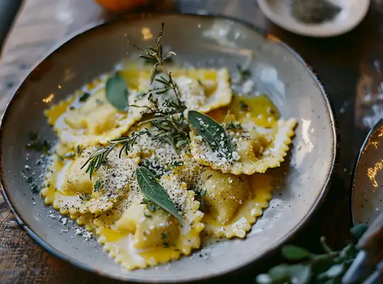 Stashcook | Pumpkin and Goat Cheese Ravioli