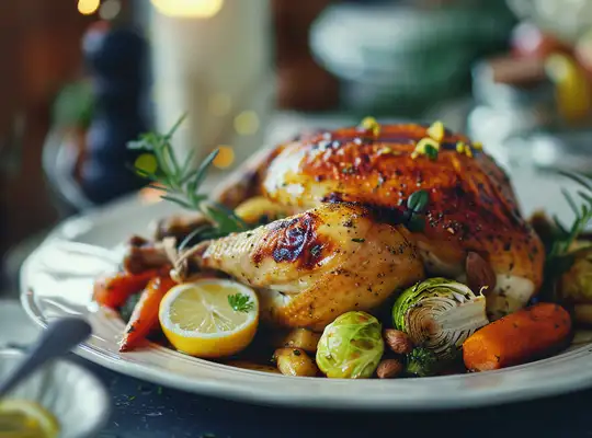 Stashcook | Herb-Roasted Chicken with Lemon-Garlic Vegetables