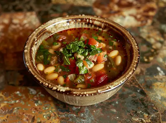 Hearty Tomato & White Bean Soup