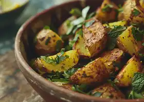 Spiced Roast Potatoes with Herbs recipe