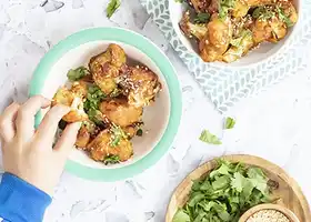 Vegan Sesame and Soy Cauliflower Wings recipe