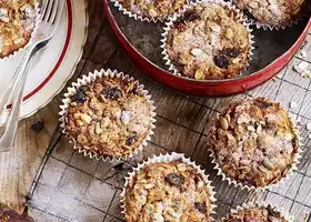 Oaty nutmeg breakfast muffins recipe