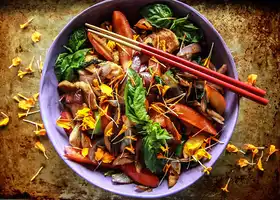 Chicken Nectarine Stir Fry recipe