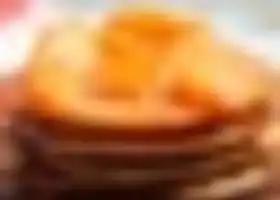 Vegan pancakes with blood orange recipe
