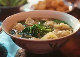 Vegetarian Wonton Soup recipe