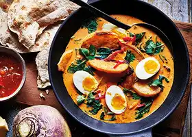 Swede and coconut curry recipe