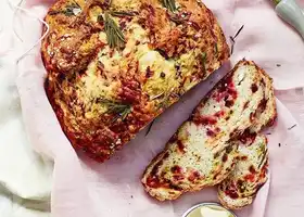 Beetroot and feta soda bread recipe