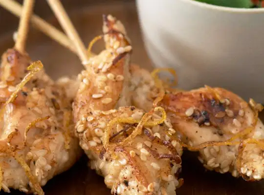 Stashcook | Sesame chicken with avocado salsa