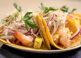 Agave Jerk Shrimp Tacos recipe