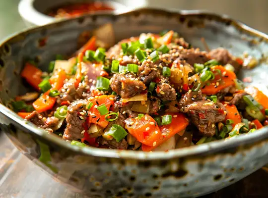 Stashcook | Beef and Vegetable Stir Fry with Ginger