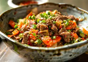 Beef and Vegetable Stir Fry with Ginger recipe