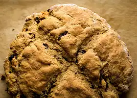 Soda Bread With Walnuts and Raisins recipe