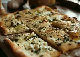 Cheesy Herb Garlic Flatbread recipe